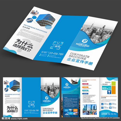 企業(yè)三折頁(yè)宣傳冊(cè) 信息咨詢(xún)服務(wù)的專(zhuān)業(yè)展示